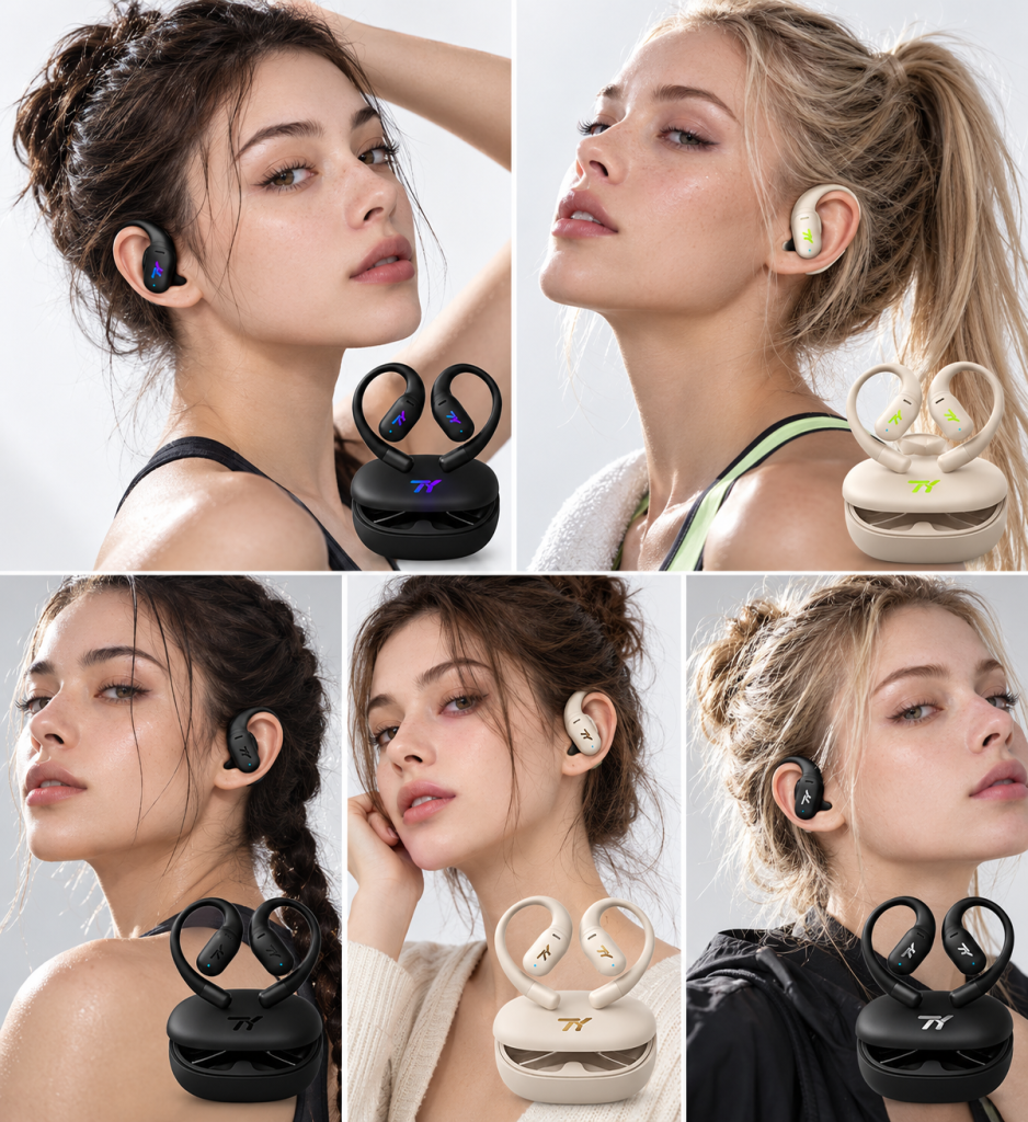 TY OWS Open-Ear design view